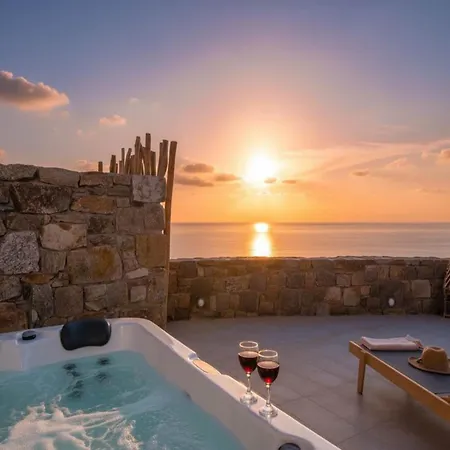 With Jacuzzi & Sea View شقة Mykonos Town